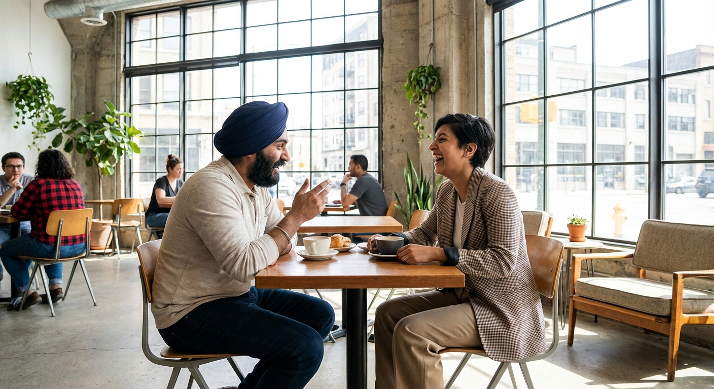 "I stopped swiping and finally met people IRL" — Sikh Stories